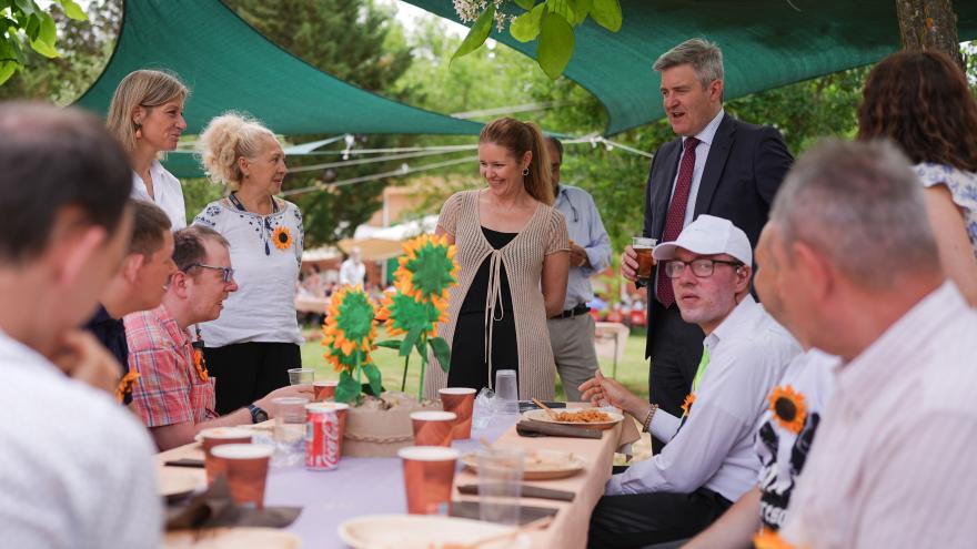 La consejera Ana Dávila en la Fiesta de la Primavera de los centros de discapacidad intelectual