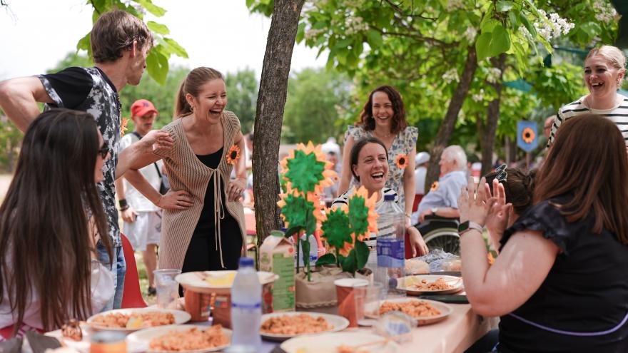 La consejera Ana Dávila en la Fiesta de la Primavera de los centros de discapacidad intelectual