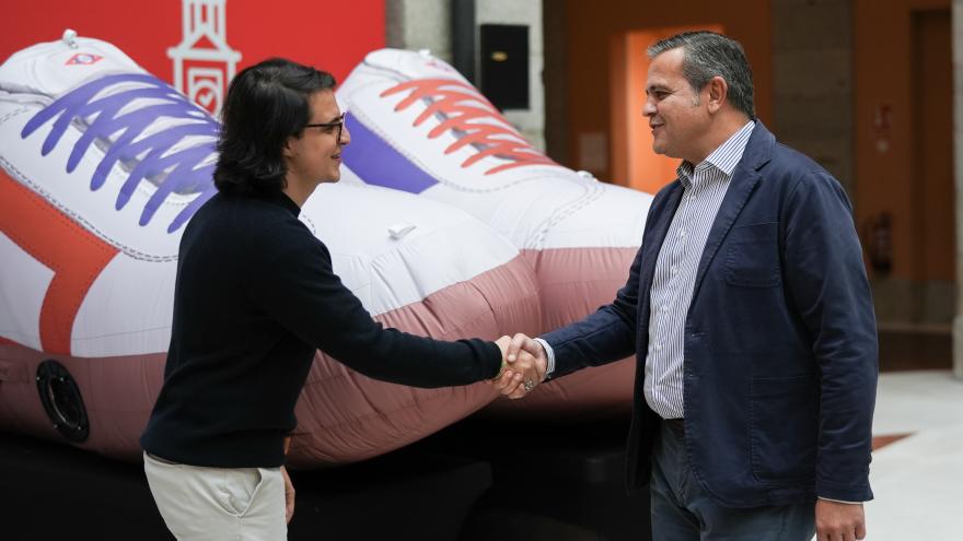 El consejero Jorge Rodrigo durante la celebración del 105 aniversario de Metro