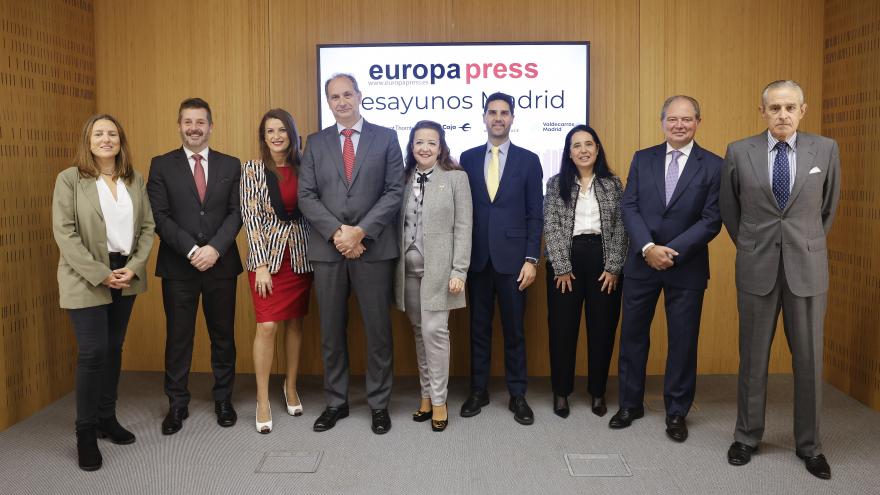 El consejero Miguel López-Valverde participa en un desayuno informativo organizado por Europa Press