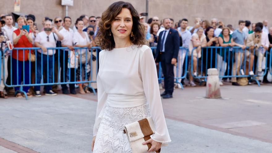 La presidenta Isabel Díaz Ayuso en la Plaza de Toros de Las Ventas