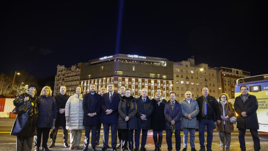 Los consejeros Miguel Ángel García Martín y Jorge Rodrigo en Atocha