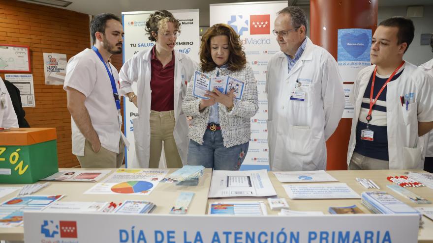 La consejera Fátima Matute visita el centro de salud de Goya en la capital