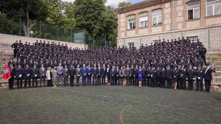 El consejero Carlos Novillo en el Instituto de Formación Integral en Seguridad y Emergencias 