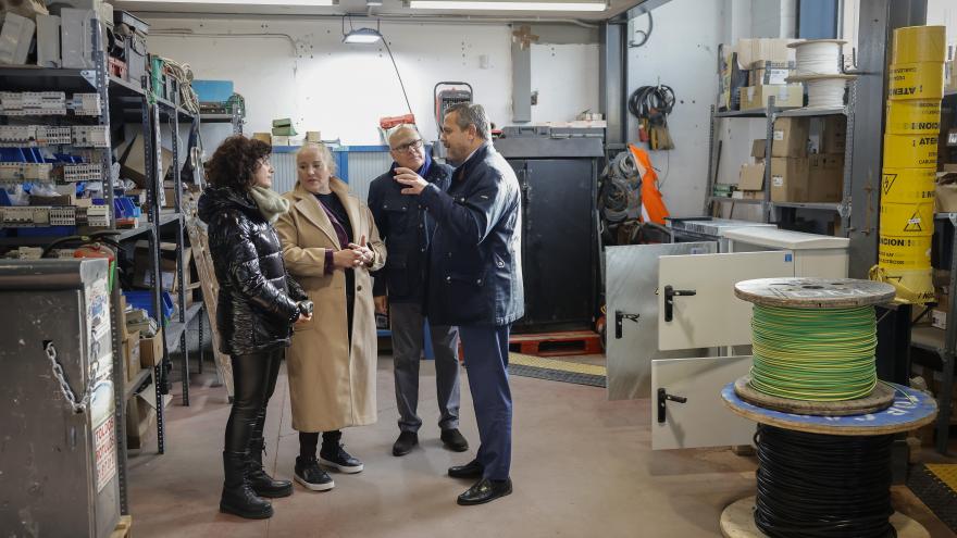 El consejero Jorge Rodrigo en el Centro de Conservación de Las Rozas de Madrid