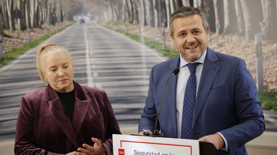 El consejero Jorge Rodrigo en el Centro de Conservación de Las Rozas de Madrid