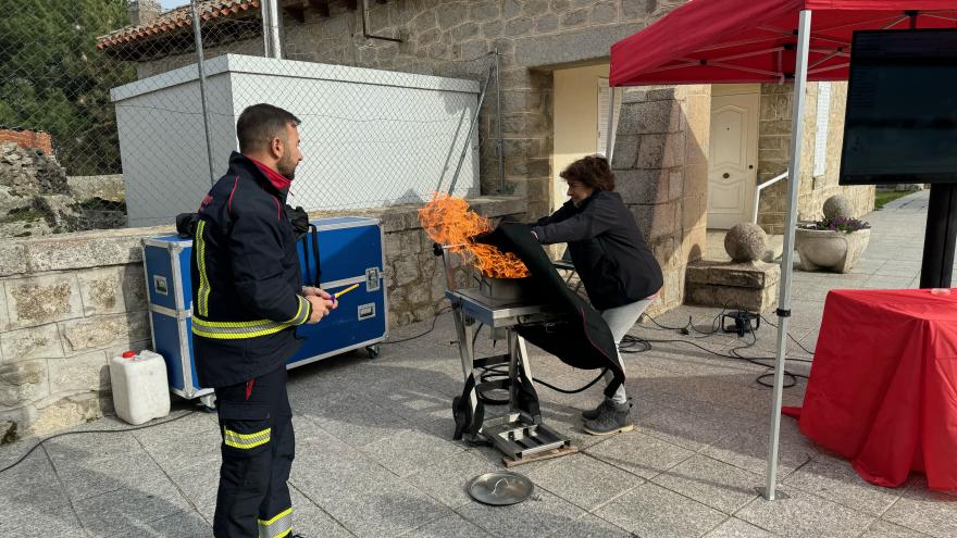 prevención de incendios en viviendas de mayores de la Sierra Norte