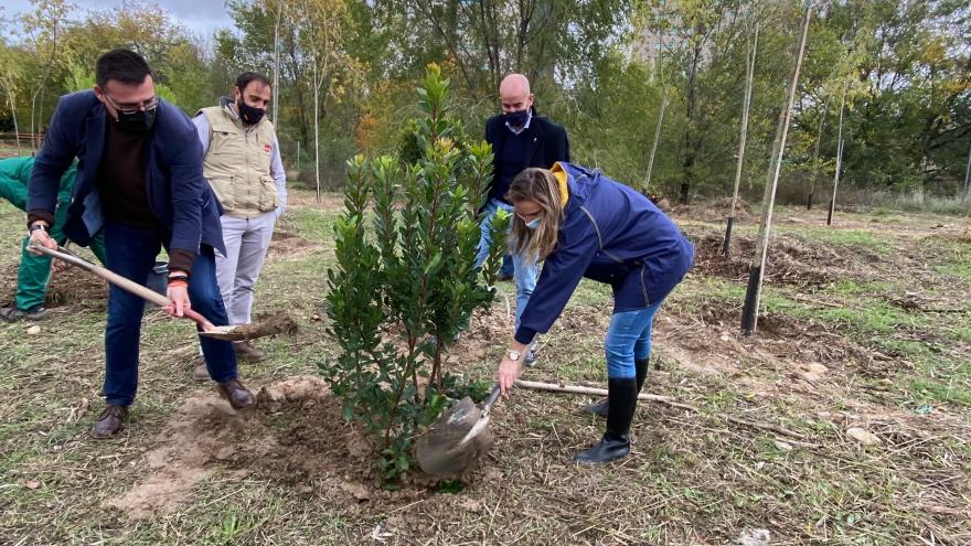 Martín visita las obras de Arco Verde en Alcobendas