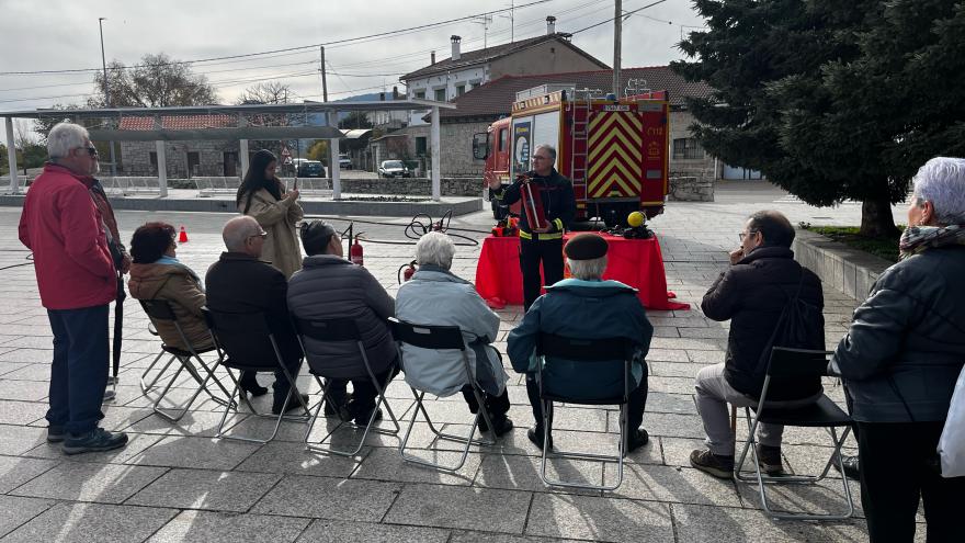 prevención de incendios en viviendas de mayores de la Sierra Norte