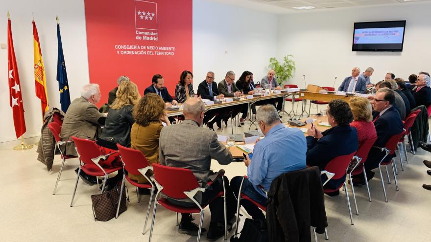 Carlos Izquierdo en la reunión para la constitución del Consejo Asesor para el Desarrollo de la Agenda 2030 en la Comunidad de Madrid