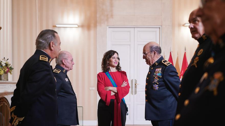 La presidenta Isabel Díaz Ayuso es reconocida como Gran Dama de los Reales Tercios de España