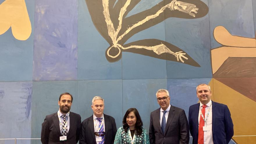 Carlos Izquierdo en la reunión de la 31ª sesión plenaria del Consejo Internacional de Coordinación del Programa Hombre y Biosfera (MAB) de la UNESCO