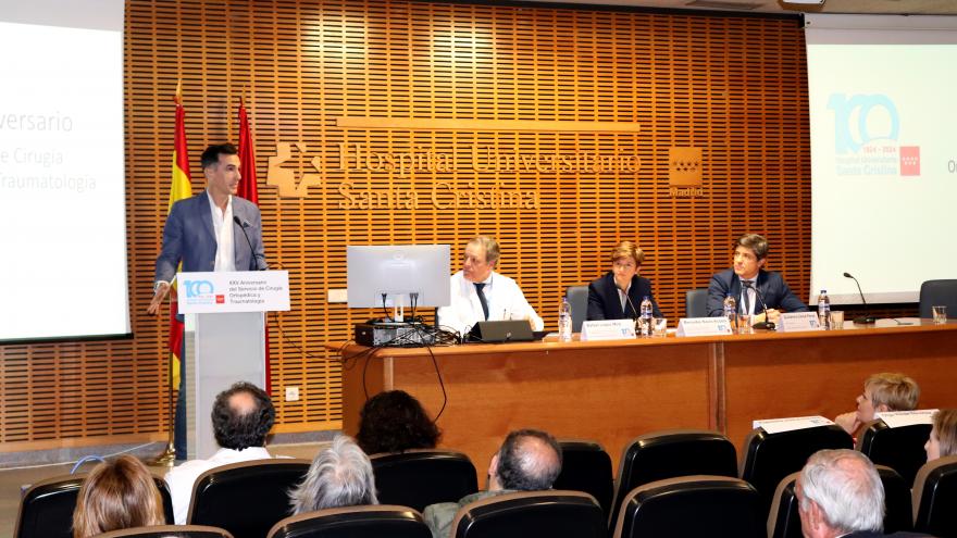 La Gerente de Hospitales del SERMAS, Mercedes Navío, en el Hospital Santa Cristina