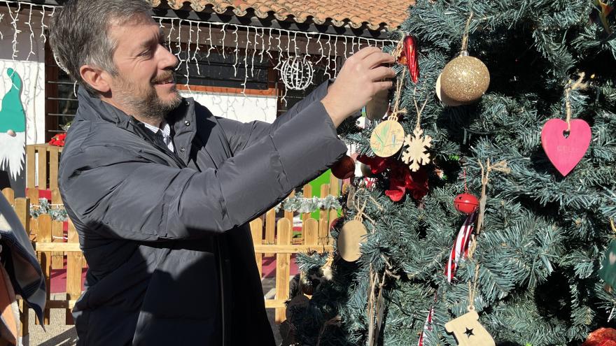 El consejero Miguel Ángel García Martín en Fresno de Torote 