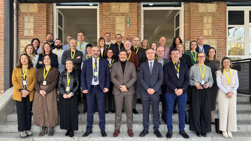 El director Pedro Antonio Ruiz durante la inauguración 