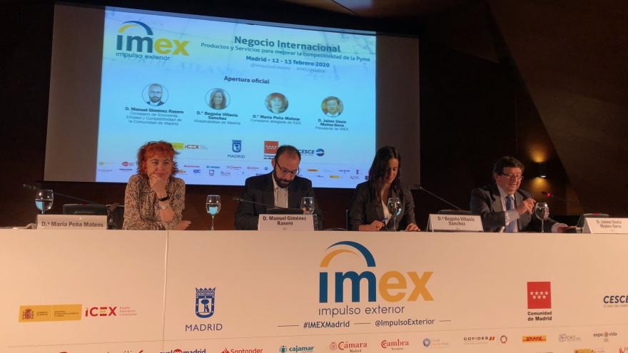 El consejero de Economía ha inaugurado la XVIII edición de IMEX Madrid