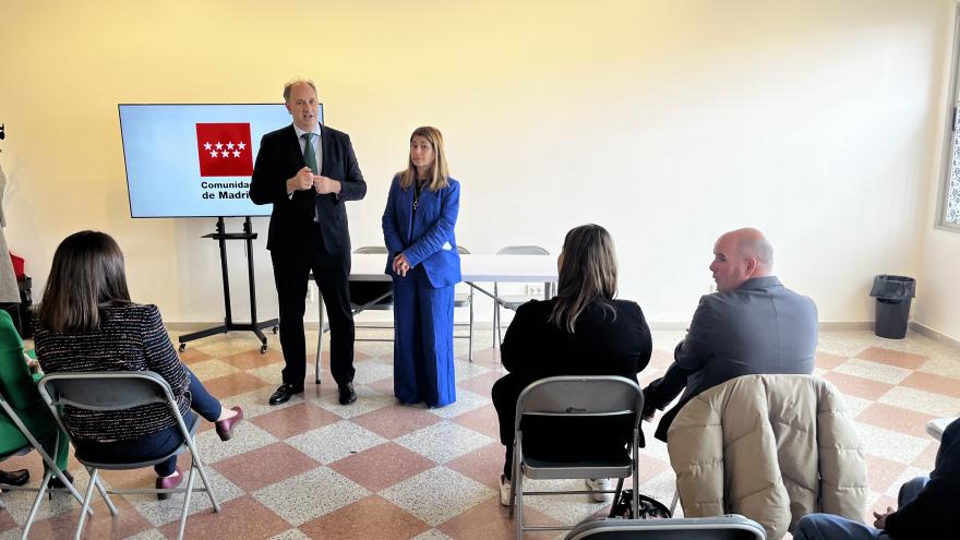 El consejero Miguel López-Valverde en San Martín de Valdeiglesias