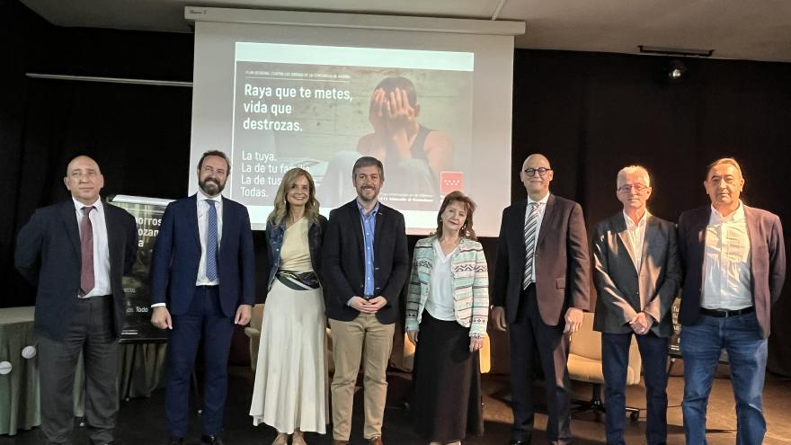 El consejero Miguel Ángel García Martín en la jornada del programa La Administración de Justicia contra las Drogas