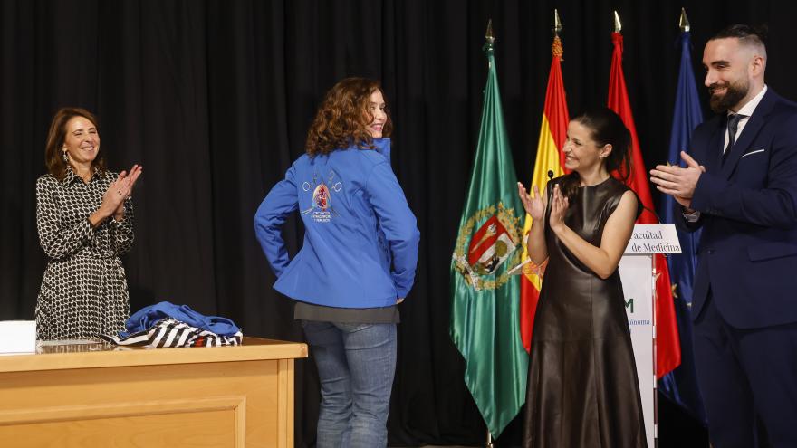 La presidenta durante el acto