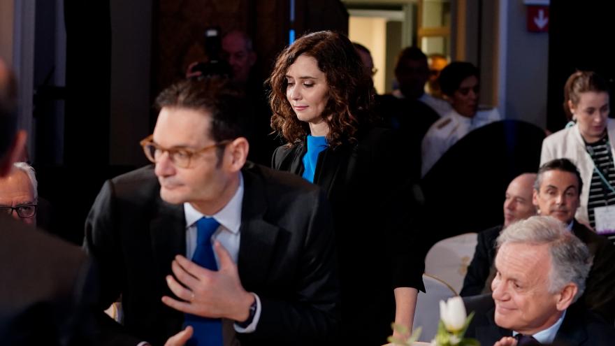 La presidenta llegando al acto