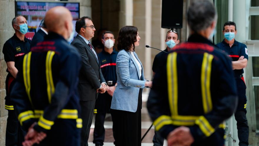 Isabel Díaz Ayuso firma un acuerdo con el Ayuntamiento de Leganés