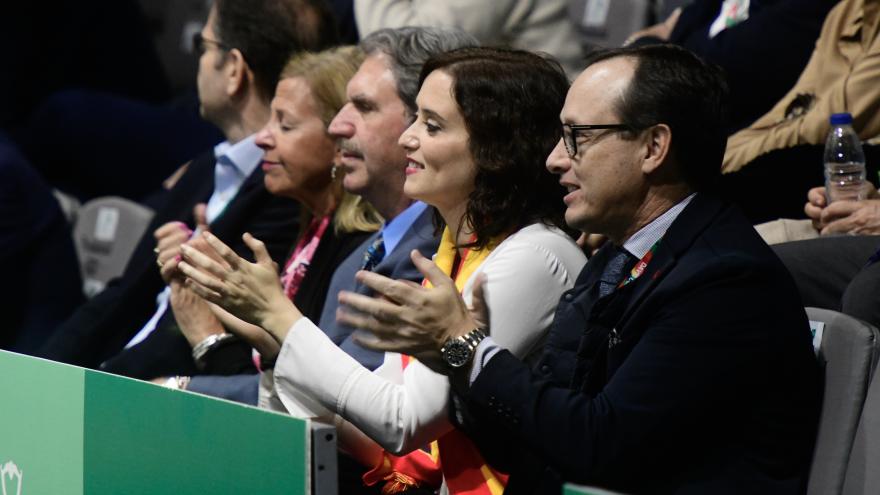 Isabel Díaz Ayuso asiste a la Copa Davis