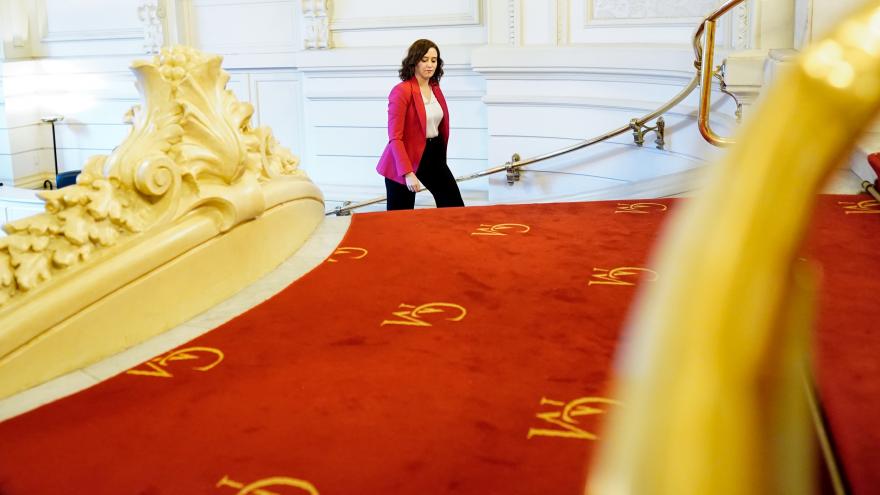 Isabel Díaz Ayuso durante el desayuno informativo de Pedro Barato, presidente de ASAJA