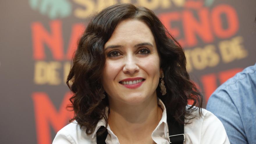 Isabel Díaz Ayuso durante el acto