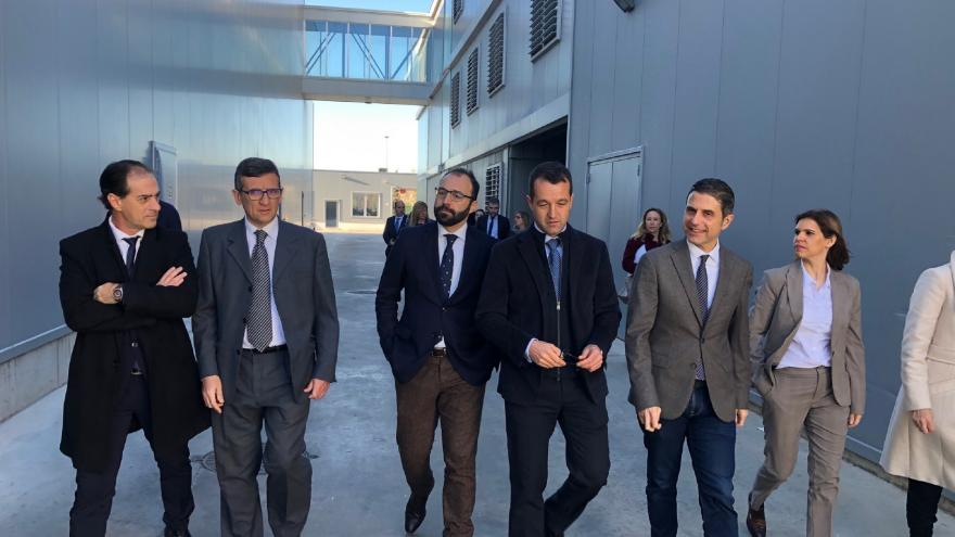 Manuel Giménez con la Asociación de Empresarios del Henares 