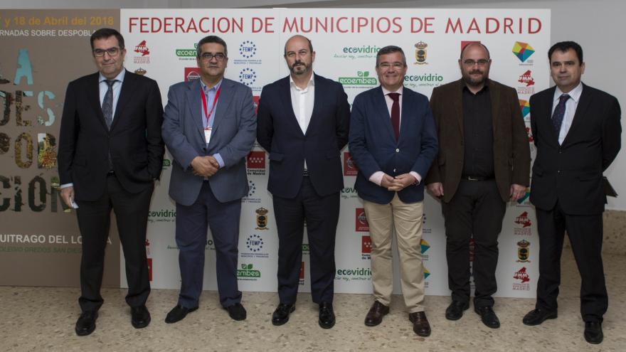 Pedro Rollán en las jornadas sobre el reto demográfico