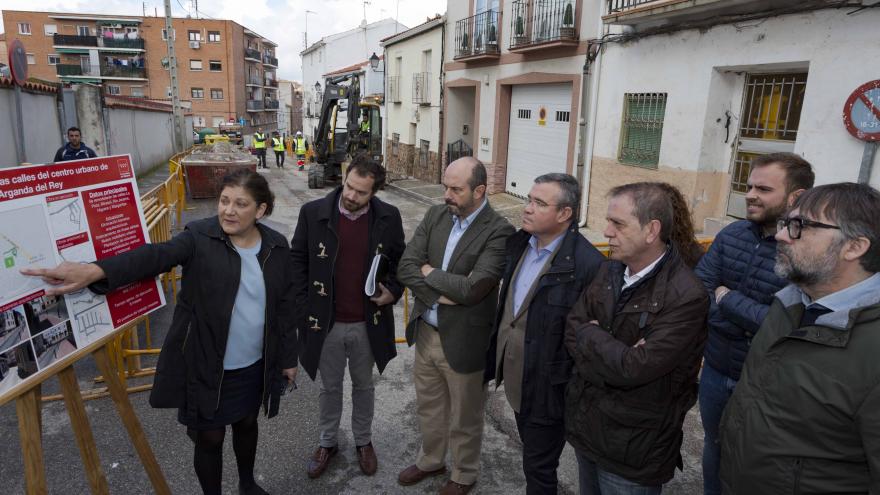 Pedro Rollán visita Arganda del rey