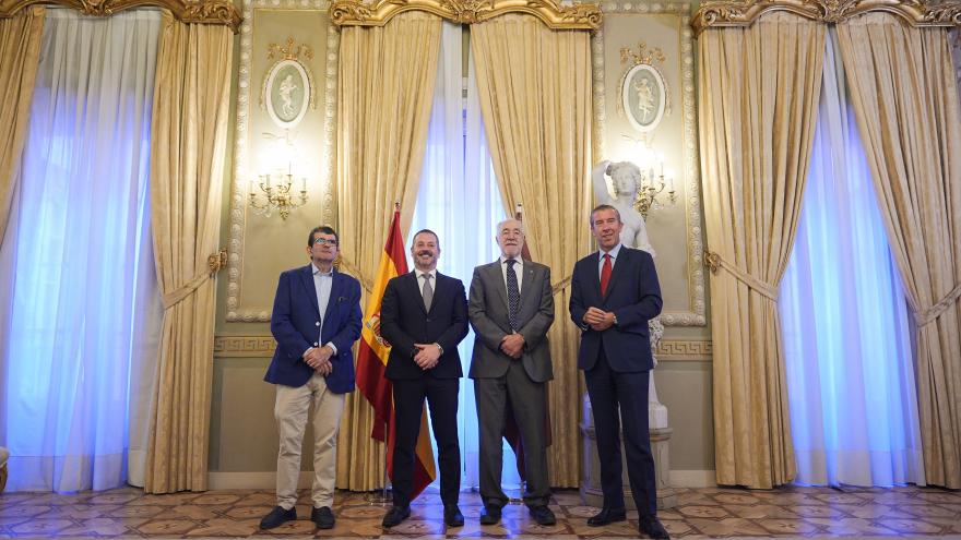 El consejero Mariano de Paco Serrano durante la presentación de la undécima edición de ¡Bienvenidos a palacio!