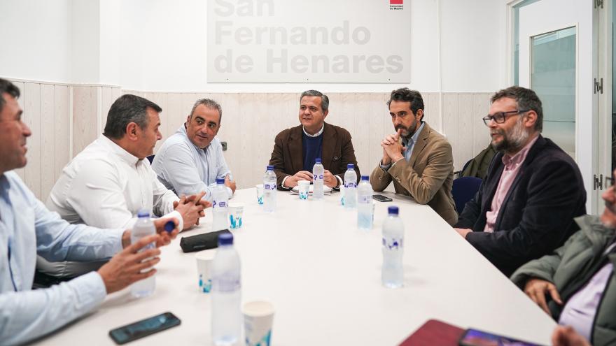 El consejero Jorge Rodrigo en San Fernando de Henares