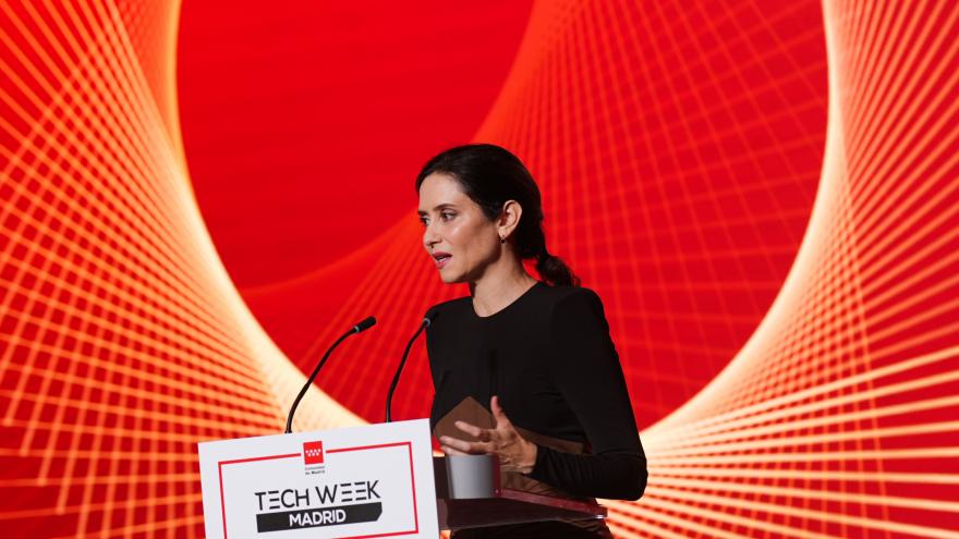 Díaz Ayuso presenta Madrid Tech Week La presidenta Isabel Díaz Ayuso durante la presentación de Madrid Tech Week