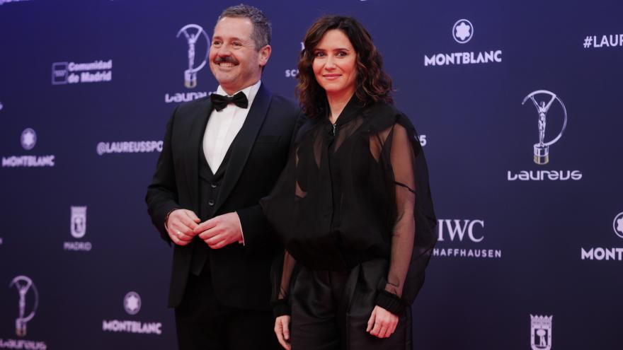 La presidenta Isabel Díaz Ayuso durante la gala de la XXVI edición de los Premios Laureus World Sports