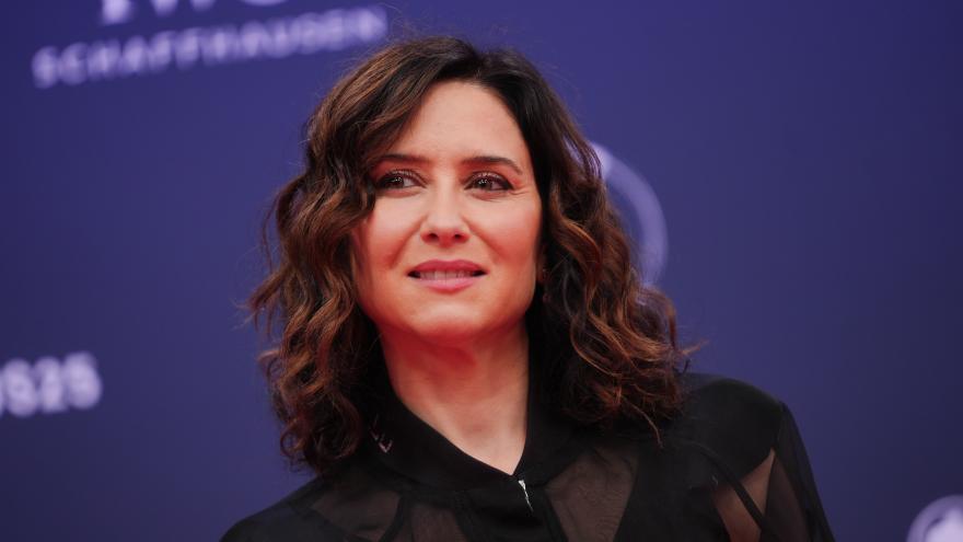 La presidenta Isabel Díaz Ayuso durante la gala de la XXVI edición de los Premios Laureus World Sports