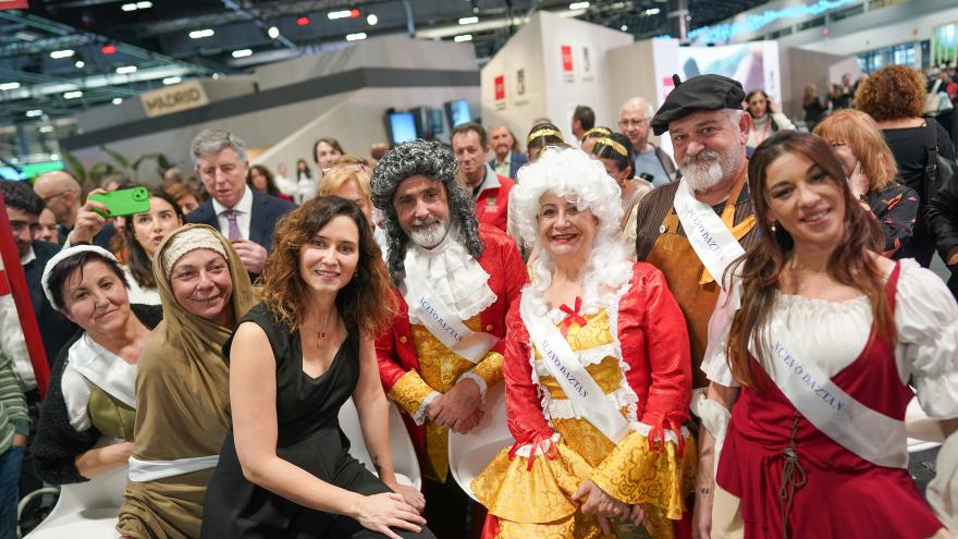 La presidenta Isabel Díaz Ayuso en FITUR 