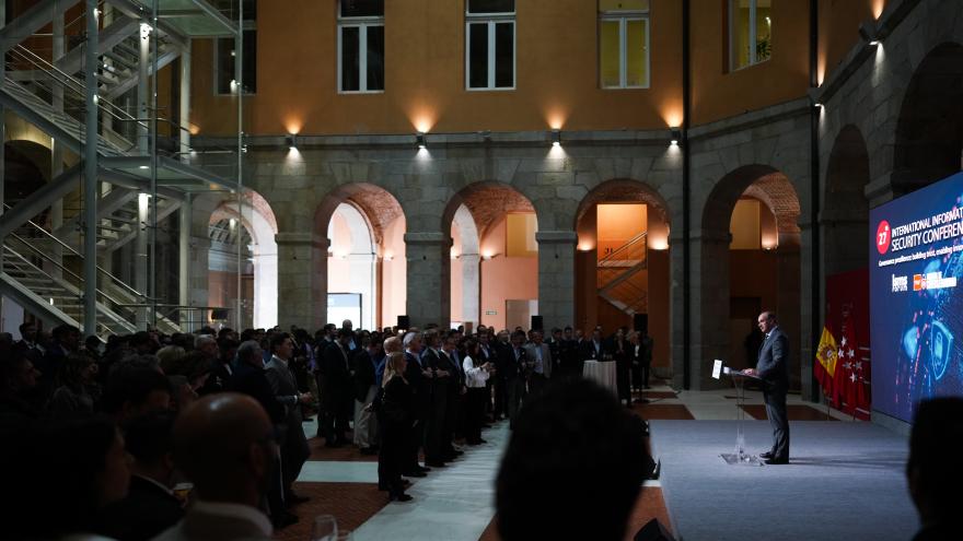 El consejero Miguel López-Valverde durante la presentación del evento en la Real Casa de Correos