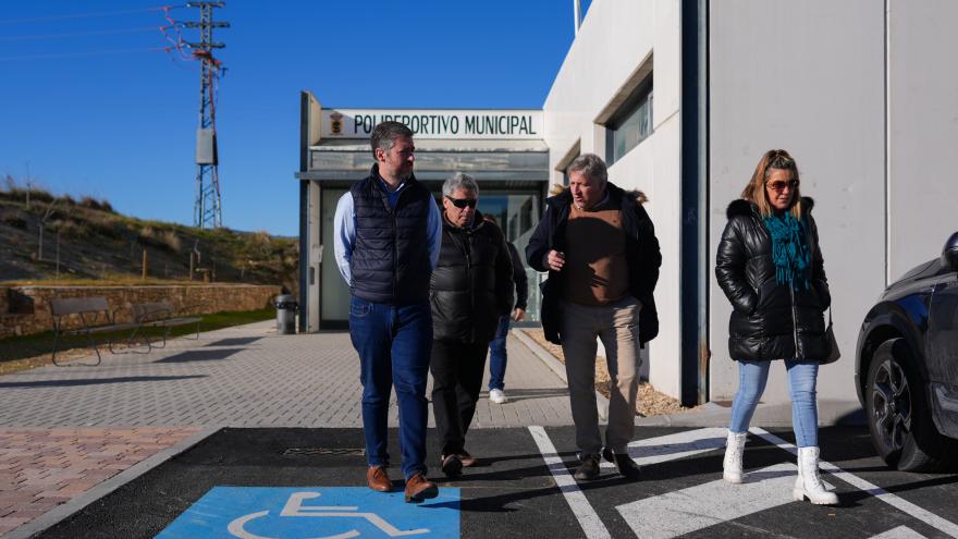 Miguel Ángel García Martín visita obras PIR Buitrago del Lozoya