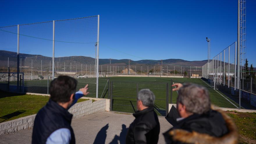 Miguel Ángel García Martín visita obras PIR Buitrago del Lozoya