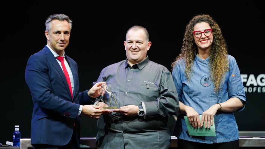 El consejero Carlos Novillo en la feria internacional gastronómica Madrid Fusión