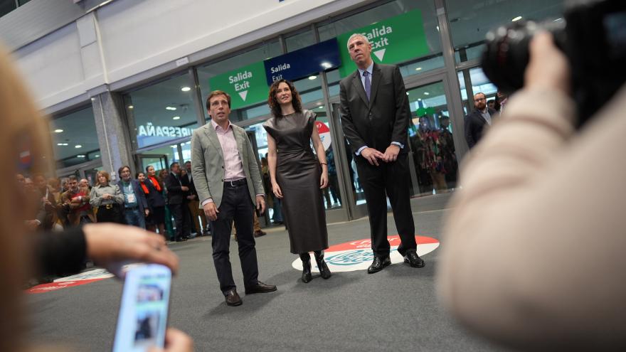 La presidenta Isabel Díaz Ayuso en el acto del Día de Madrid en FITUR 2025