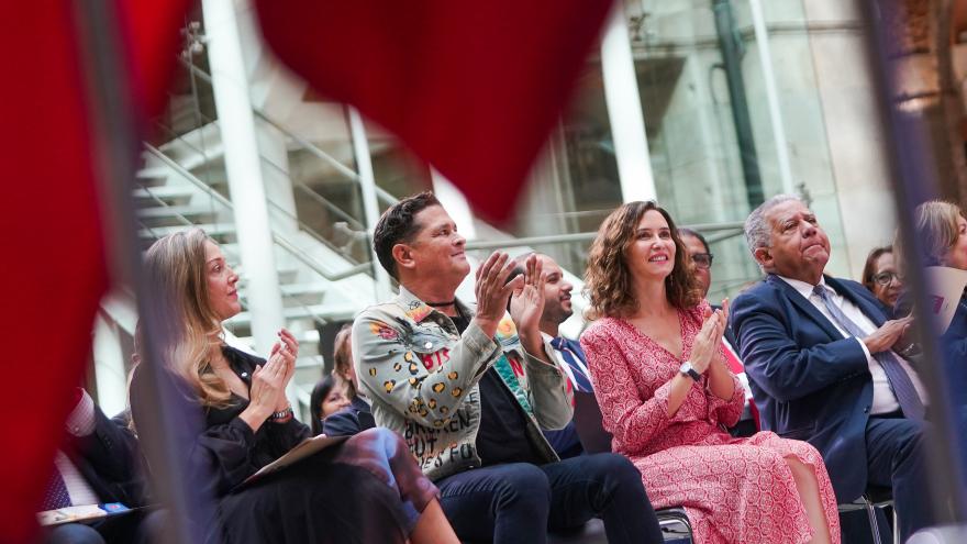 La presidenta Isabel Díaz Ayuso durante la programación de Hispanidad 2023