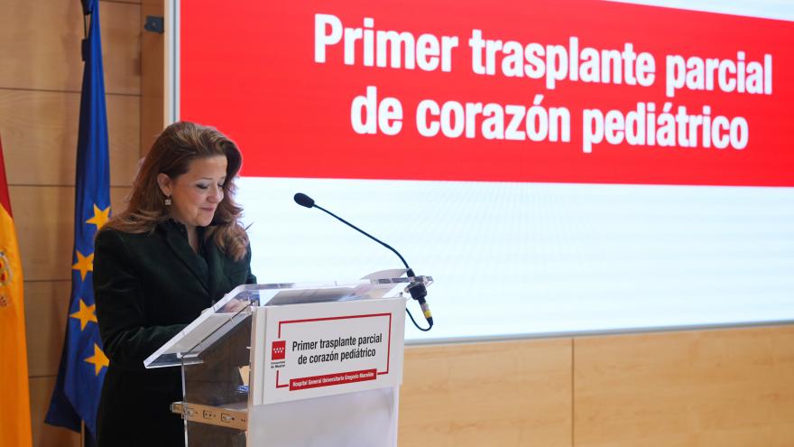La consejera Fátima Matute durante la presentación