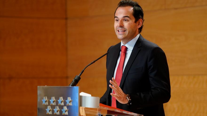 Ignacio Aguado en rueda de prensa tras Consejo de Gobierno