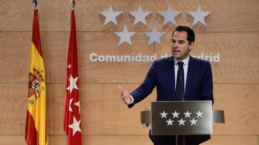 Ignacio Aguado en la rueda de prensa posterior al consejo de gobierno