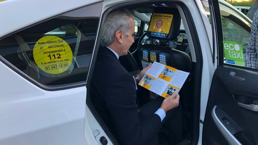 Los taxistas se suman a la campaña ‘Únete al equipo médula’ de la Comunidad de Madrid