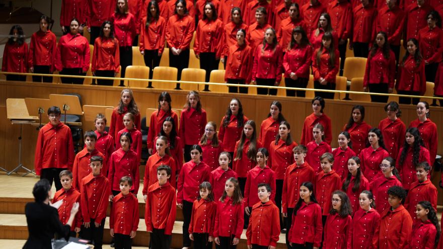 Coro de Niños y Jóvenes de la Comunidad de Madrid Actuación de esta agrupación en el Auditorio Nacional de Música