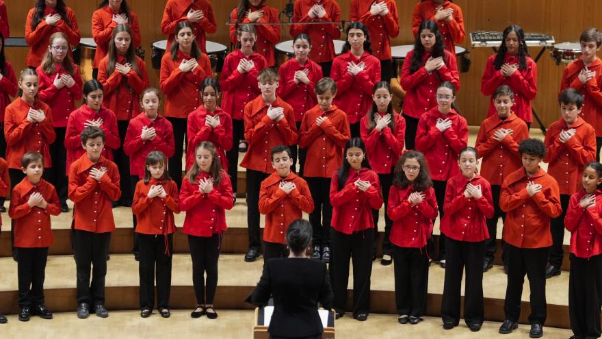 Coro de Niños y Jóvenes de la Comunidad de Madrid Actuación de esta agrupación en el Auditorio Nacional de Música