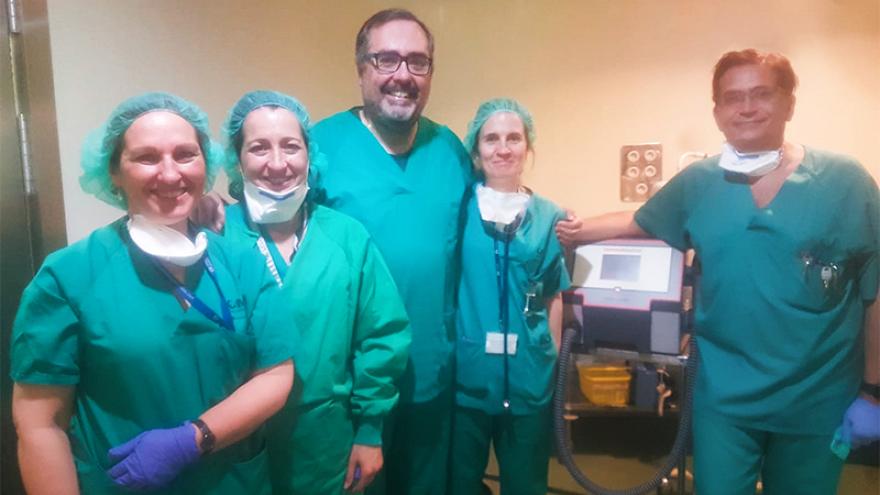 La Comunidad implanta en el Hospital Gregorio Marañón una técnica pionera en España para tratar el enfisema pulmonar severo